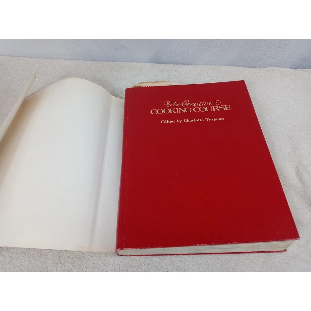 Vintage Creative Cooking Course Charlotte Turgeon Larousse‎ Gastronomique HC DJ